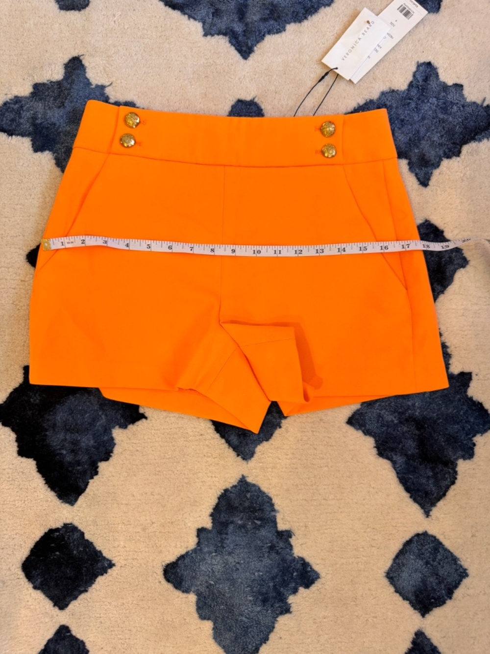 NWT Veronica Beard High-Waisted Kimm Sailor Short Extremely Rare Find! - Picture 11 of 11